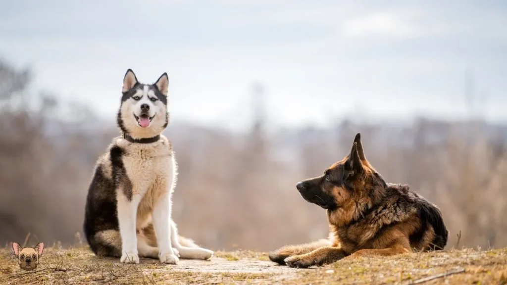 Siberian's with Dogs