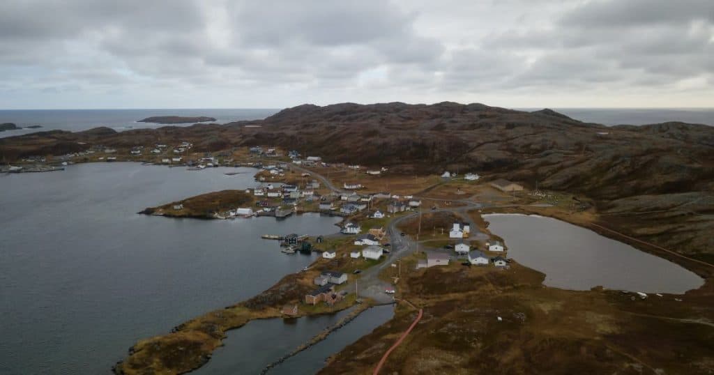 Newfoundland island - east coast of Canada.