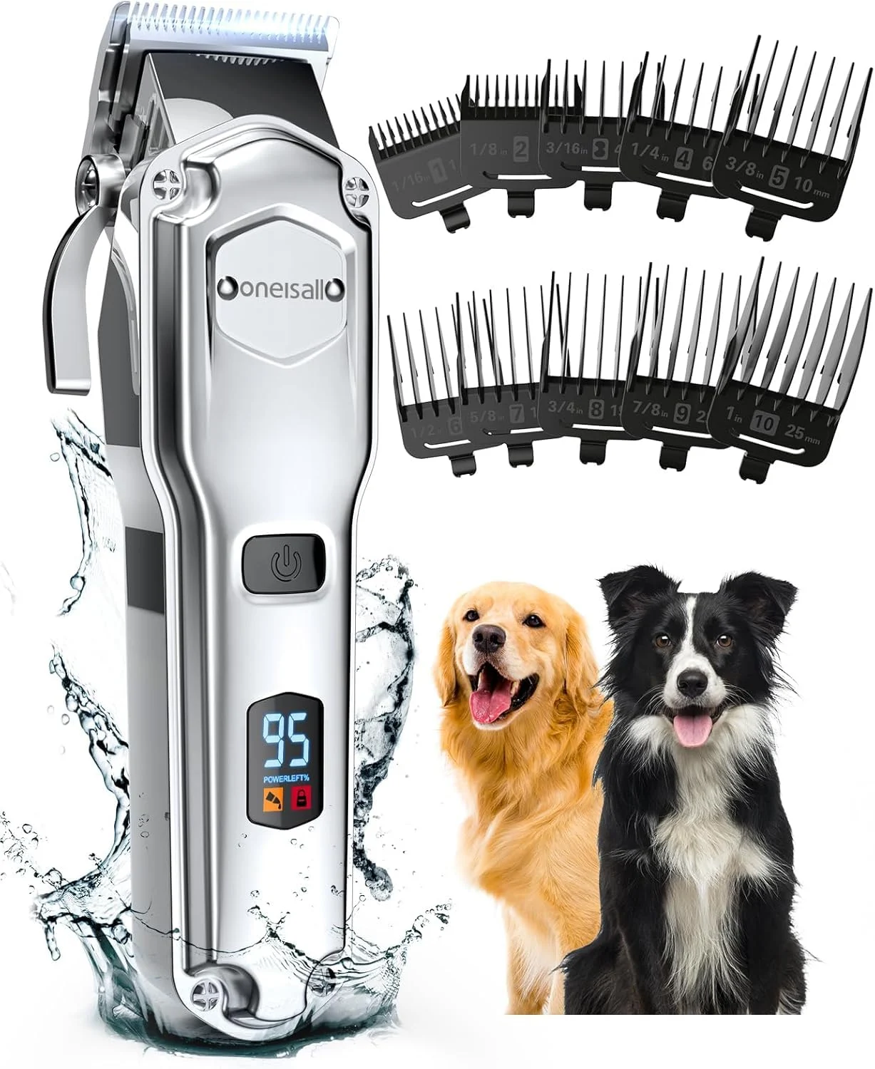 oneisall Dog Clippers for Thick Heavy Coats