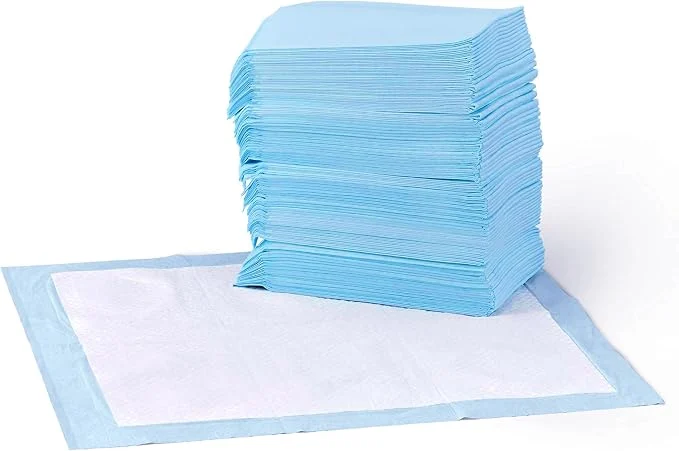 Amazon Basics leak-proof puppy training pads, 22 by 22 inches