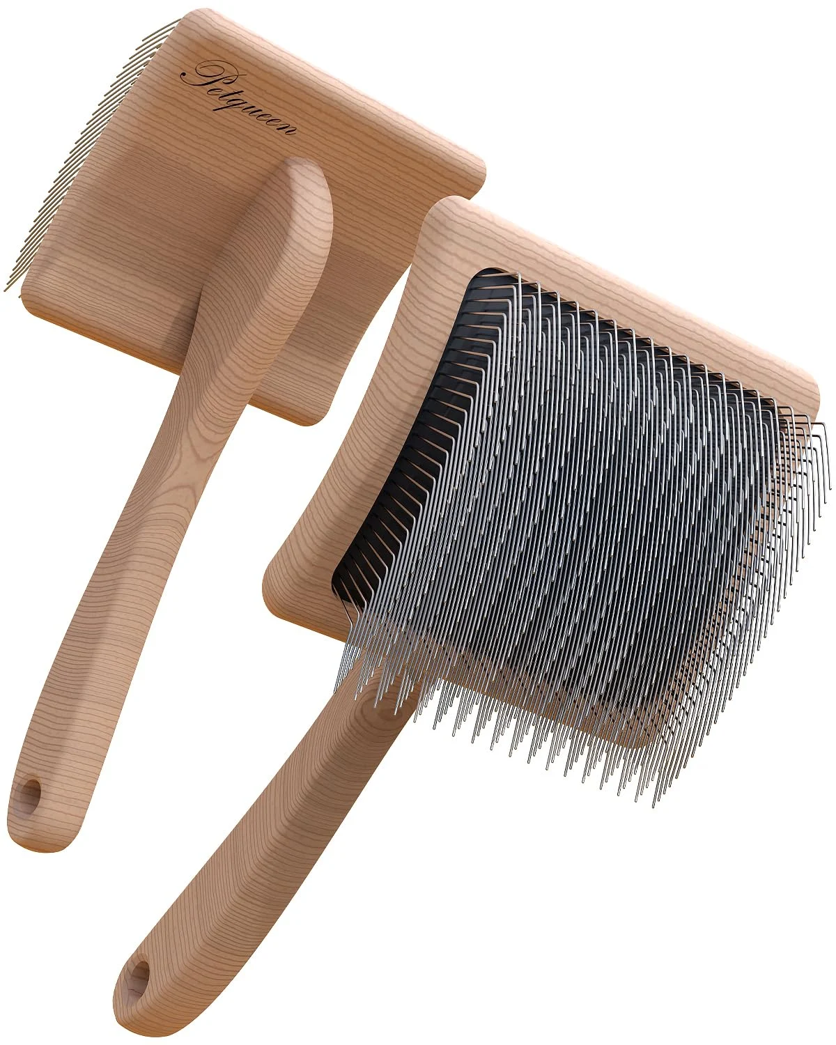 Petqueen Dog Slicker Brush for Large Dogs