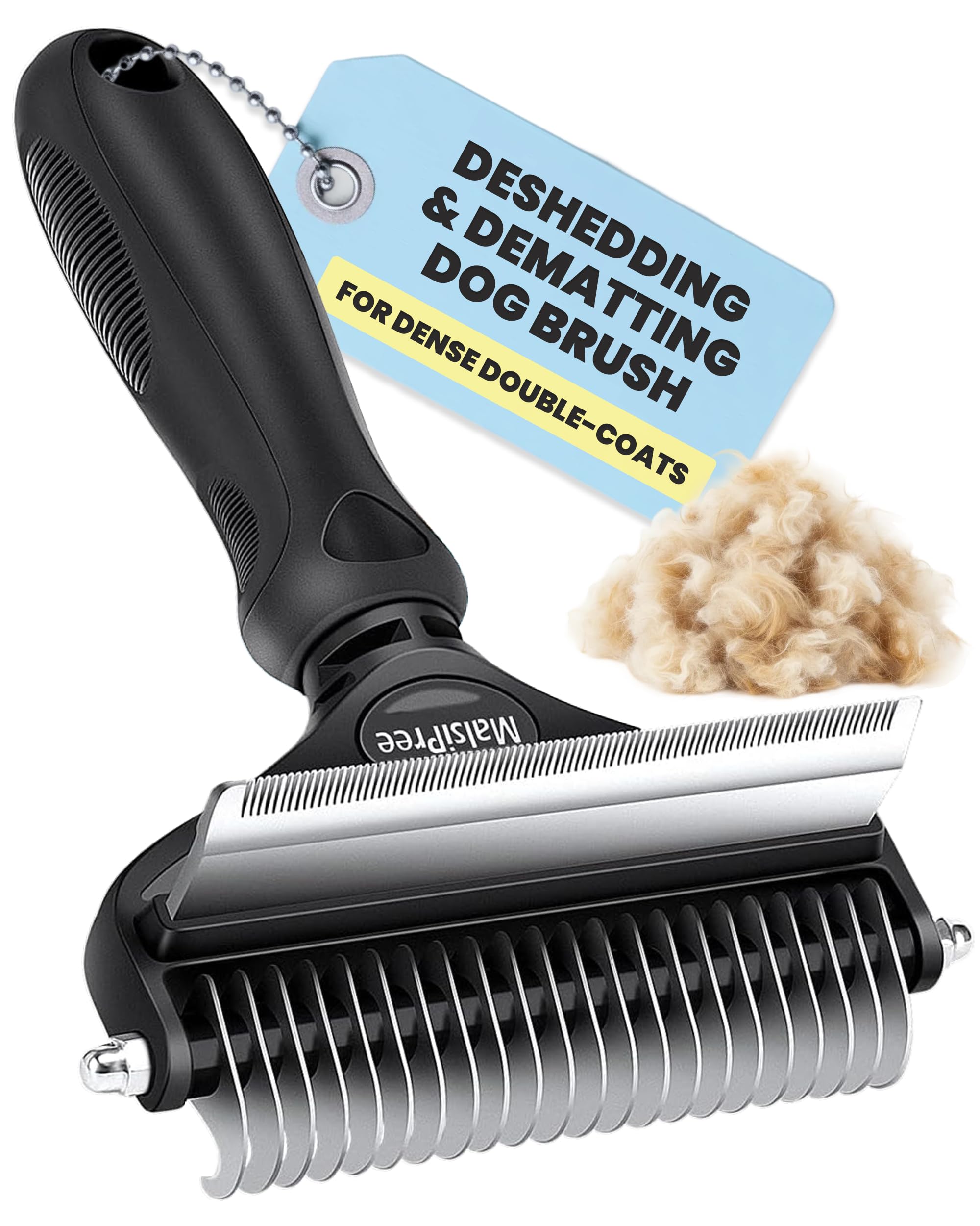 MalsiPree 2-in-1 Undercoat and Dematting Rake