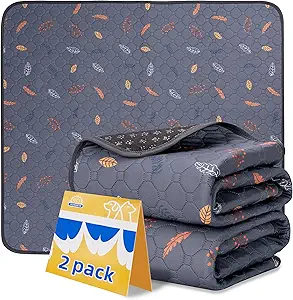 Sunheir washable reusable pee pads for dog playpen, two pack