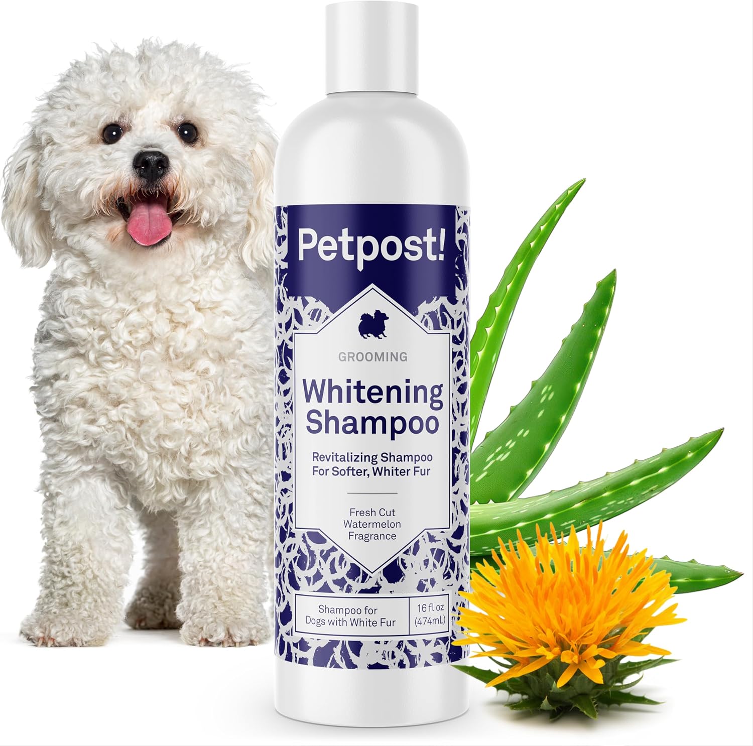 Petpost Whitening Shampoo with Coconut Oil and Aloe