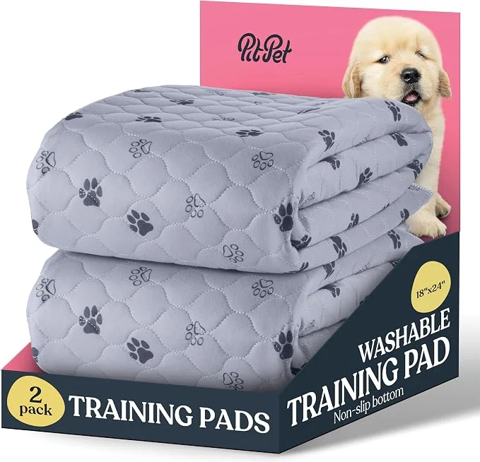 PitPet washable reusable pee pads for dogs, two pack