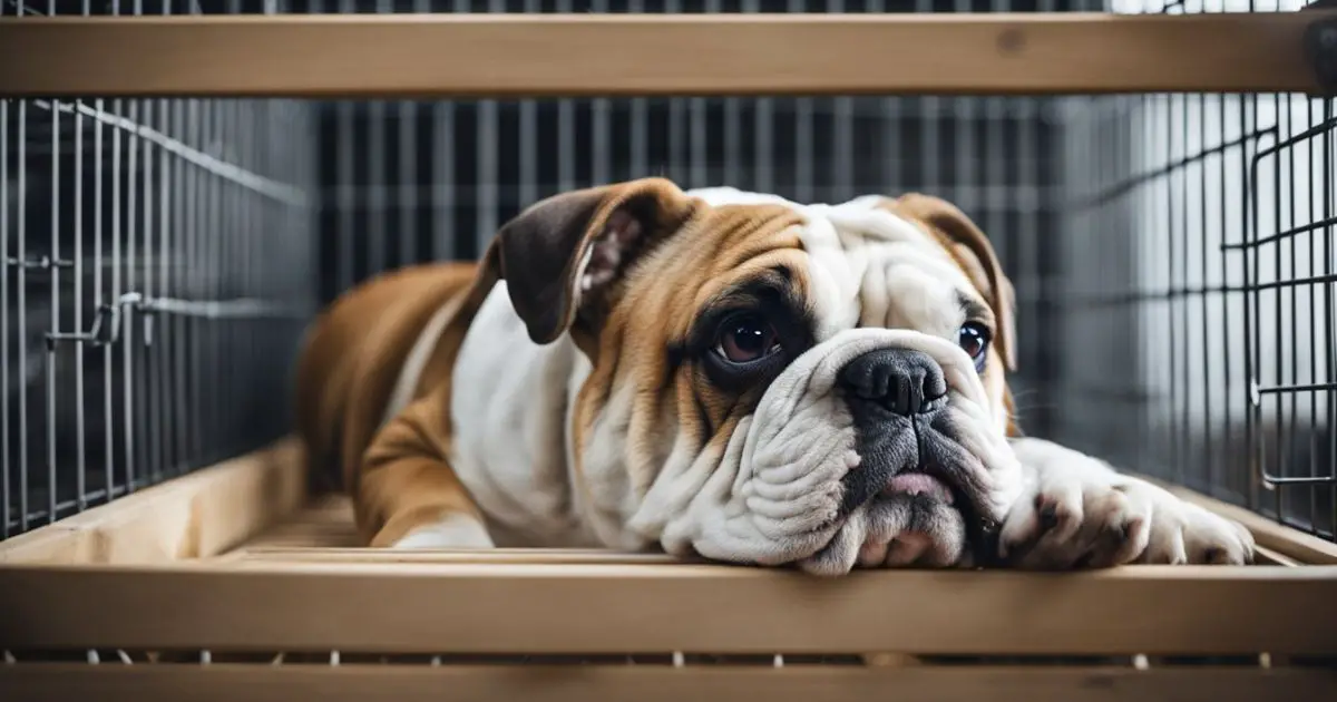 How to Train an English Bulldog With Crates?