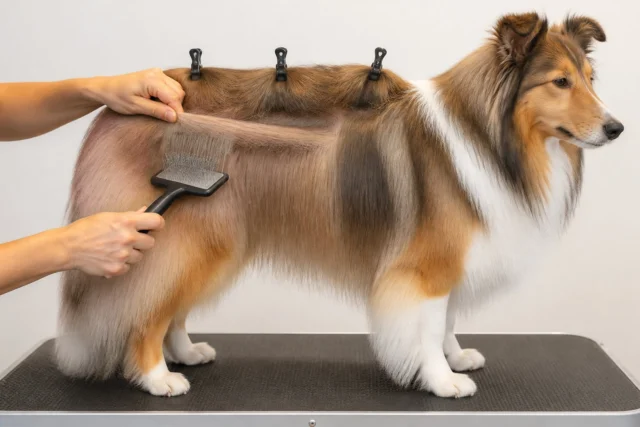 How to Line Brush a Dog: Stop Hidden Mats