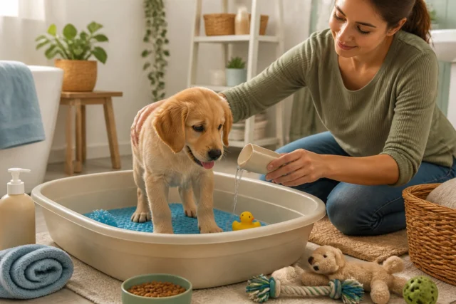 How to Introduce a Puppy to a Bath: Calm First Steps